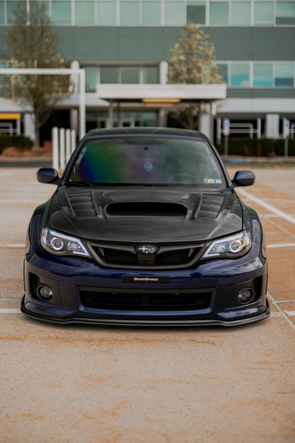 JDMuscle [08-14 WRX/STI] Carbon Fiber Hood V3 w/ Heat Extract