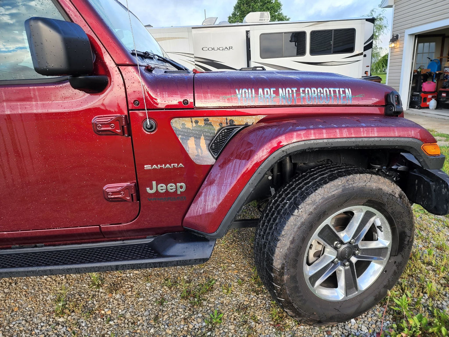 fender vent for the JL or JT 2018 or newer Custom order