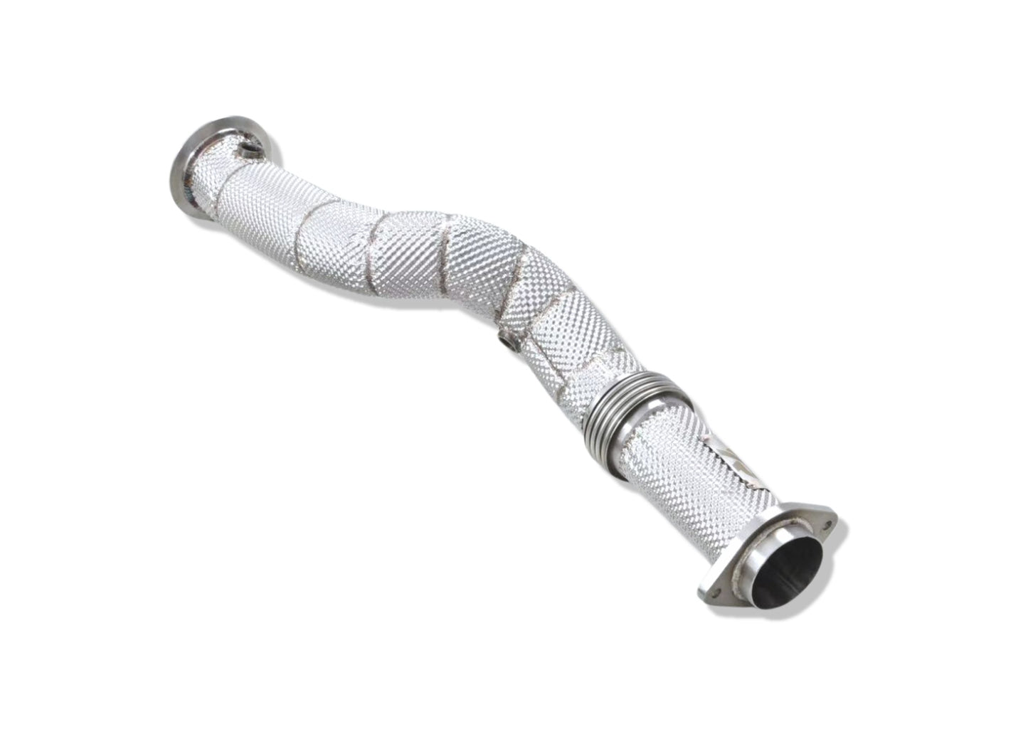 S58 3.5'' Maxflow Downpipes w/ Heatshield for G8X M3 M4 & G87 M2 - Yonristic Performance