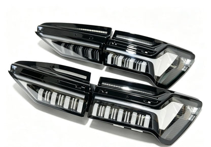 2019–2024 Audi A6 C8 clear venom-style tail lights by JIEAN Lights – photo 2