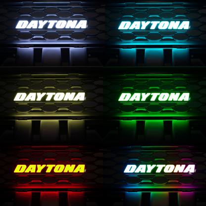 Daytona LED Badge: (Multicolor Flow)