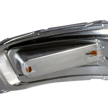 2005-2009 Ford Mustang Factory Style Bumper Lights (Chrome Housing/Clear Lens)