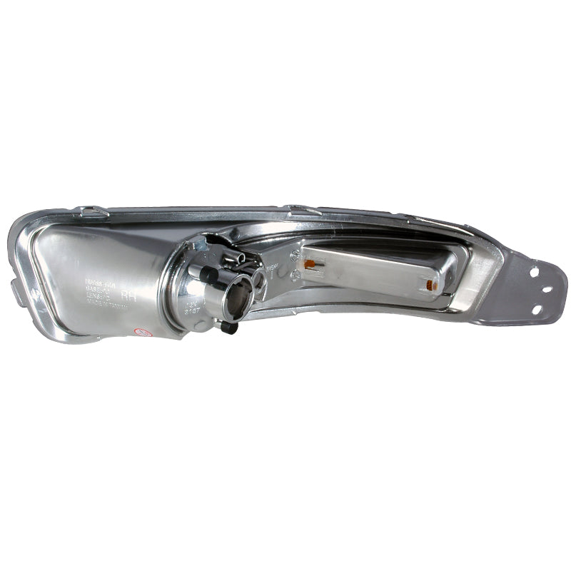 2005-2009 Ford Mustang Factory Style Bumper Lights (Chrome Housing/Clear Lens)