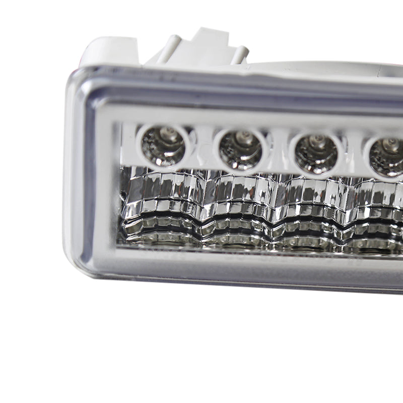 1998-2004 Chevrolet S10/ GMC Sonoma LED Bumper Lights (Chrome Housing/Clear Lens)