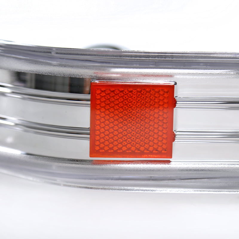 1998-2004 Chevrolet S10/ GMC Sonoma LED Bumper Lights (Chrome Housing/Clear Lens)