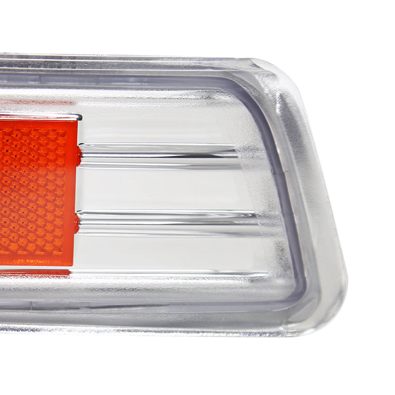 1998-2004 Chevrolet S10/ GMC Sonoma LED Bumper Lights (Chrome Housing/Clear Lens)