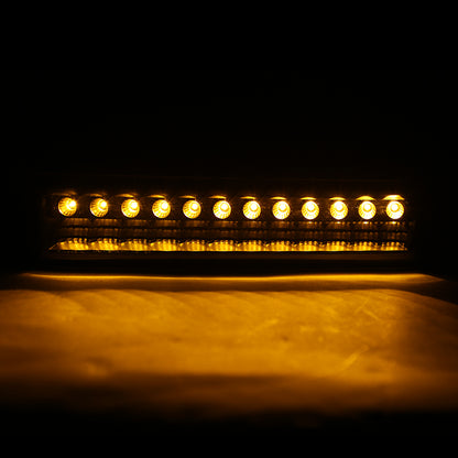 1998-2004 Chevrolet S10/ GMC Sonoma LED Bumper Lights (Matte Black Housing/Clear Lens)