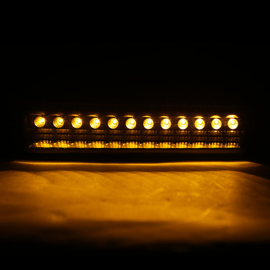 1998-2004 Chevrolet S10/ GMC Sonoma LED Bumper Lights (Matte Black Housing/Clear Lens)