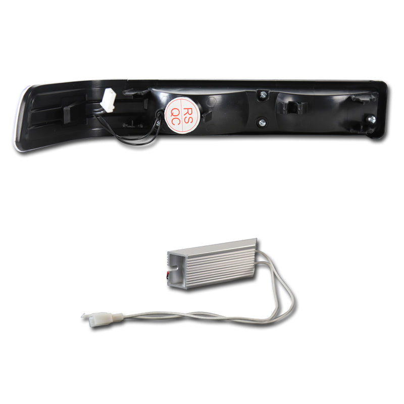 1998-2004 Chevrolet S10/ GMC Sonoma LED Bumper Lights (Matte Black Housing/Clear Lens)