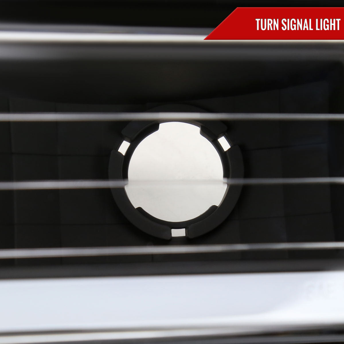 1988-1993 Chevrolet/GMC C10 C/K Sierra Tahoe LED Tube Factory Style Headlights with Bumper & Corner Lights (Matte Black Housing/Clear Lens)