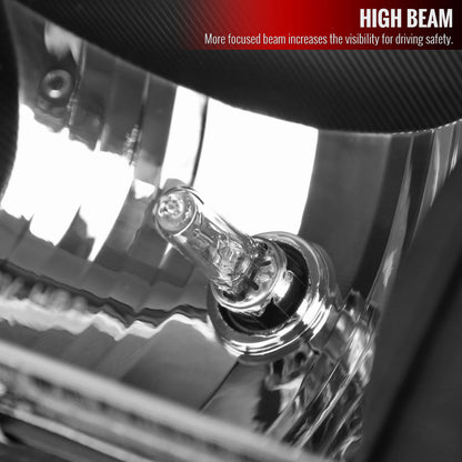 1988-1993 Chevrolet C/K Blazer/Tahoe/Silverado/Suburban GMC Sierra/Yukon Factory Style Headlights, Bumper Lights, & Corner Lights Set (Matte Black Housing/Clear Lens)