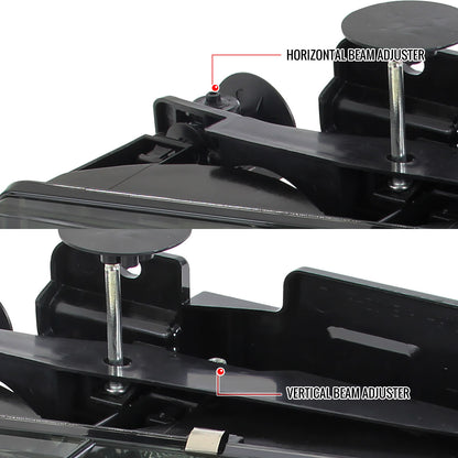 1994-1998 Chevrolet Silverado/Tahoe/Suburban/C10 Factory Style Headlights w/ Bumper & Corner Lights (Matte Black Housing/Clear Lens)