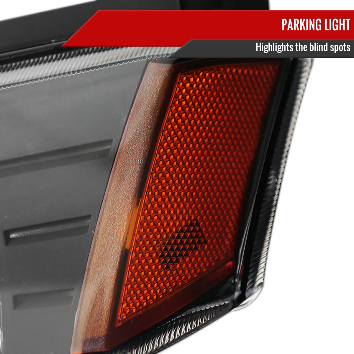 2002-2006 Chevrolet Avalanche 1500/2500 Factory Style Headlights w/ Bumper Signal Lights (Matte Black Housing/Clear Lens)