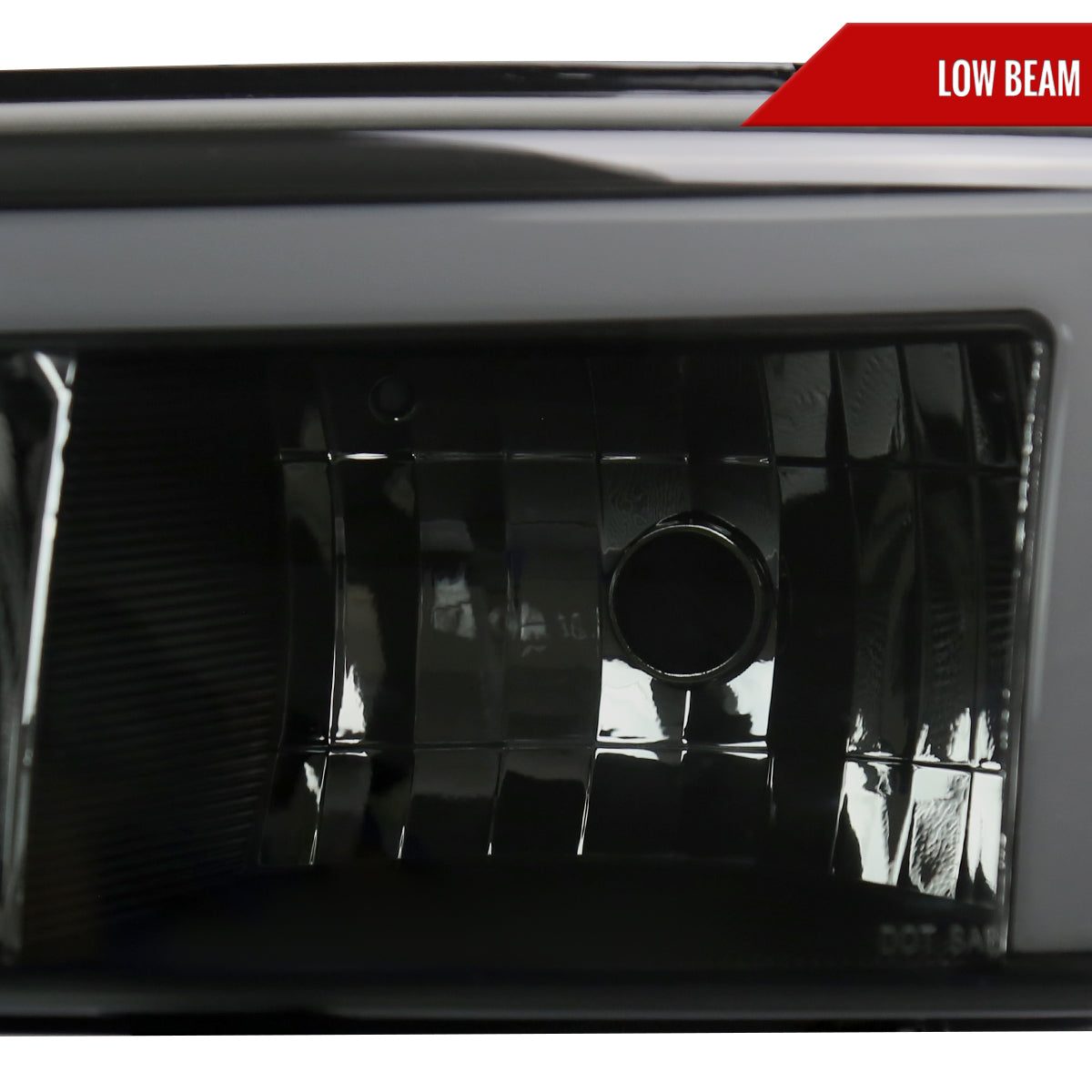 1999-2006 GMC Sierra Denali/2007 Sierra Classic Denali/2000-2006 Yukon/XL Denali Factory Style Headlights with LED Sequential Turn Signal Bumper Lights (Matte Black Housing/Smoked Lens)