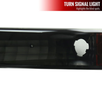 1999-2006 GMC Sierra/2007 Sierra Classic/2000-2006 Yukon/XL Factory Style Headlights and Bumper Lights with Amber Reflector (Matte Black Housing/Smoked Lens)