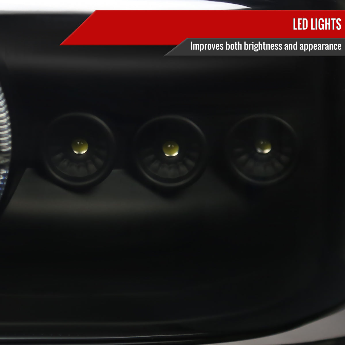 1999-2002 Chevrolet Silverado/ 2000-2006 Tahoe Suburban Dual Halo Projector Headlights w/ Bumper Lights (Black Housing/Smoked Lens)