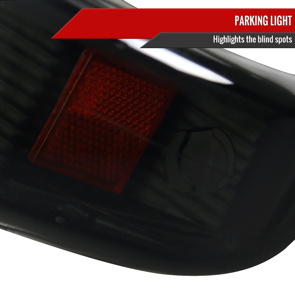 1999-2002 Chevrolet Silverado/ 2000-2006 Tahoe Suburban Dual Halo Projector Headlights w/ Bumper Lights (Black Housing/Smoked Lens)