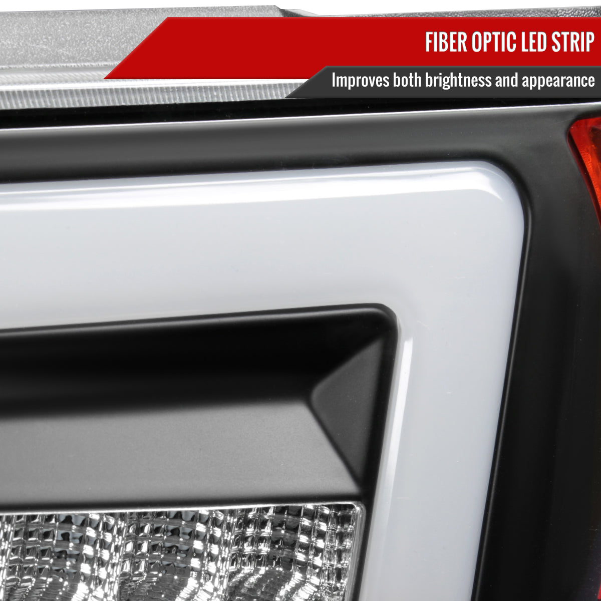 2004-2012 Chevrolet Colorado/GMC Canyon Full LED Bumper Corner Signal Lights (Matte Black Housing/Clear Lens)