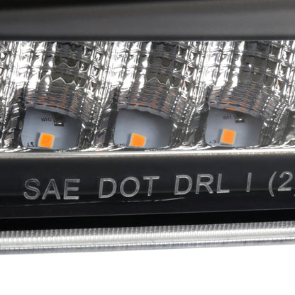 2004-2012 Chevrolet Colorado/GMC Canyon Full LED Bumper Corner Signal Lights (Matte Black Housing/Clear Lens)