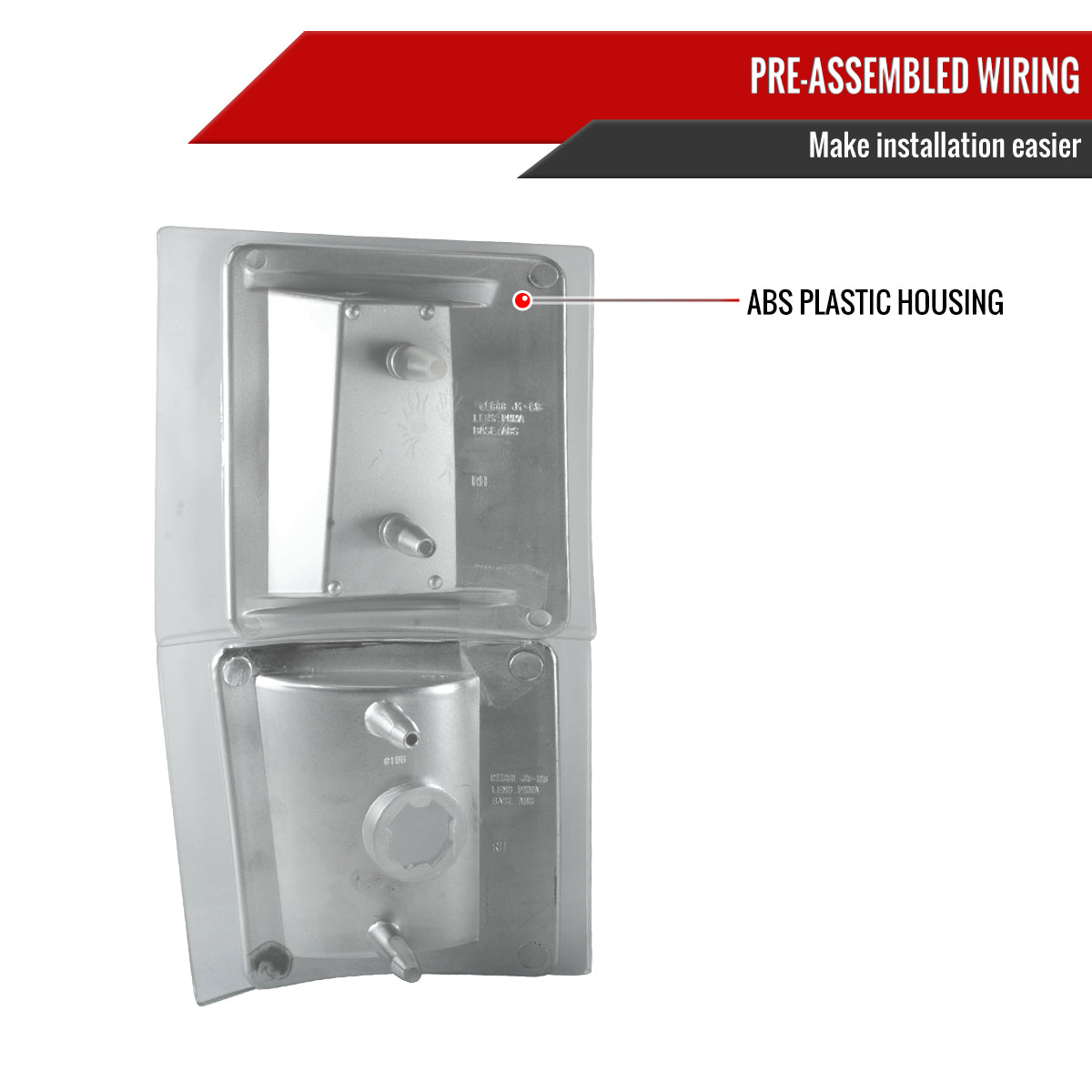 1994-1998 Chevrolet C/K Silverado/Tahoe Corner Lights (Matte Black Housing/Clear Lens)