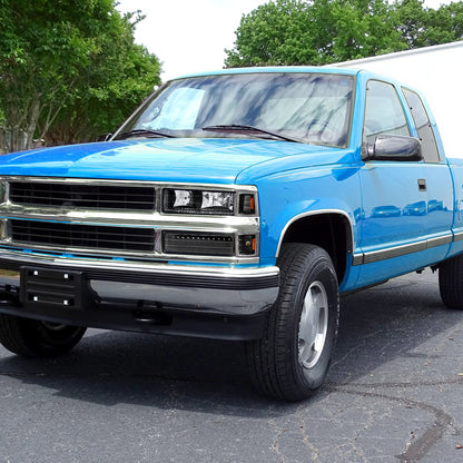 1994-1998 Chevrolet C/K Silverado/Tahoe Corner Lights (Matte Black Housing/Clear Lens)