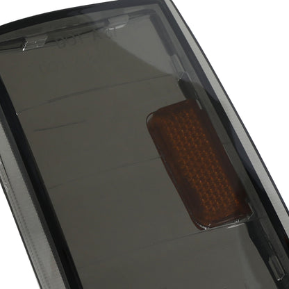 1988-1993 Chevy C/K Silverado GMC Sierra Yukon Smoked Corner Lights (Chrome Housing/Smoked Lens)