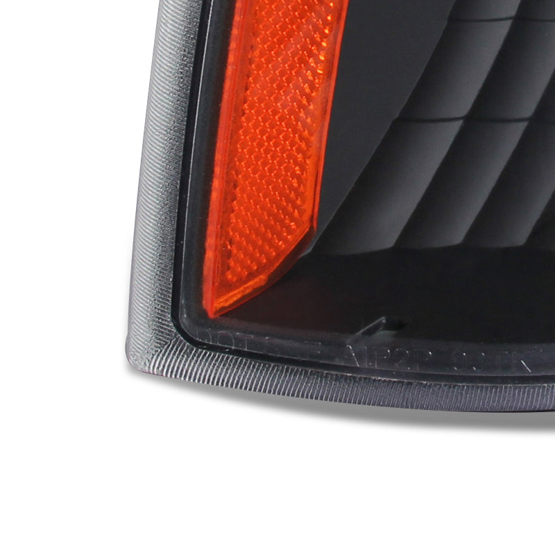 1993-1997 Ford Ranger Factory Style Corner Parking Turn Signal Lights (Matte Black Housing/Clear Lens)
