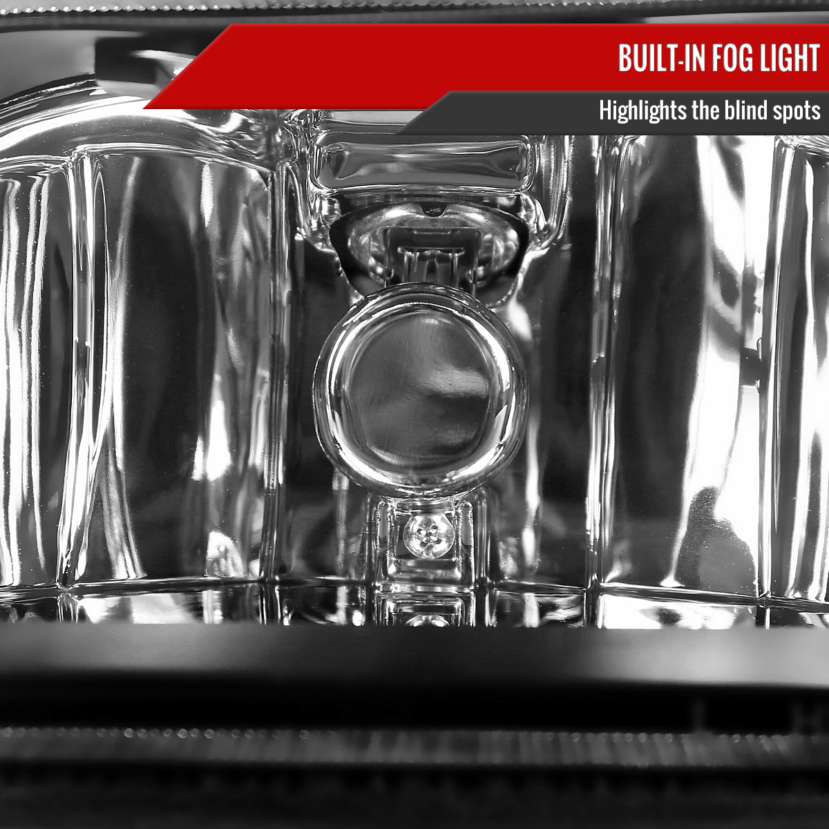 1990-1993 Acura Integra Factory Style Crystal Headlights w/ Amber Reflectors (Matte Black Housing/Clear Lens)