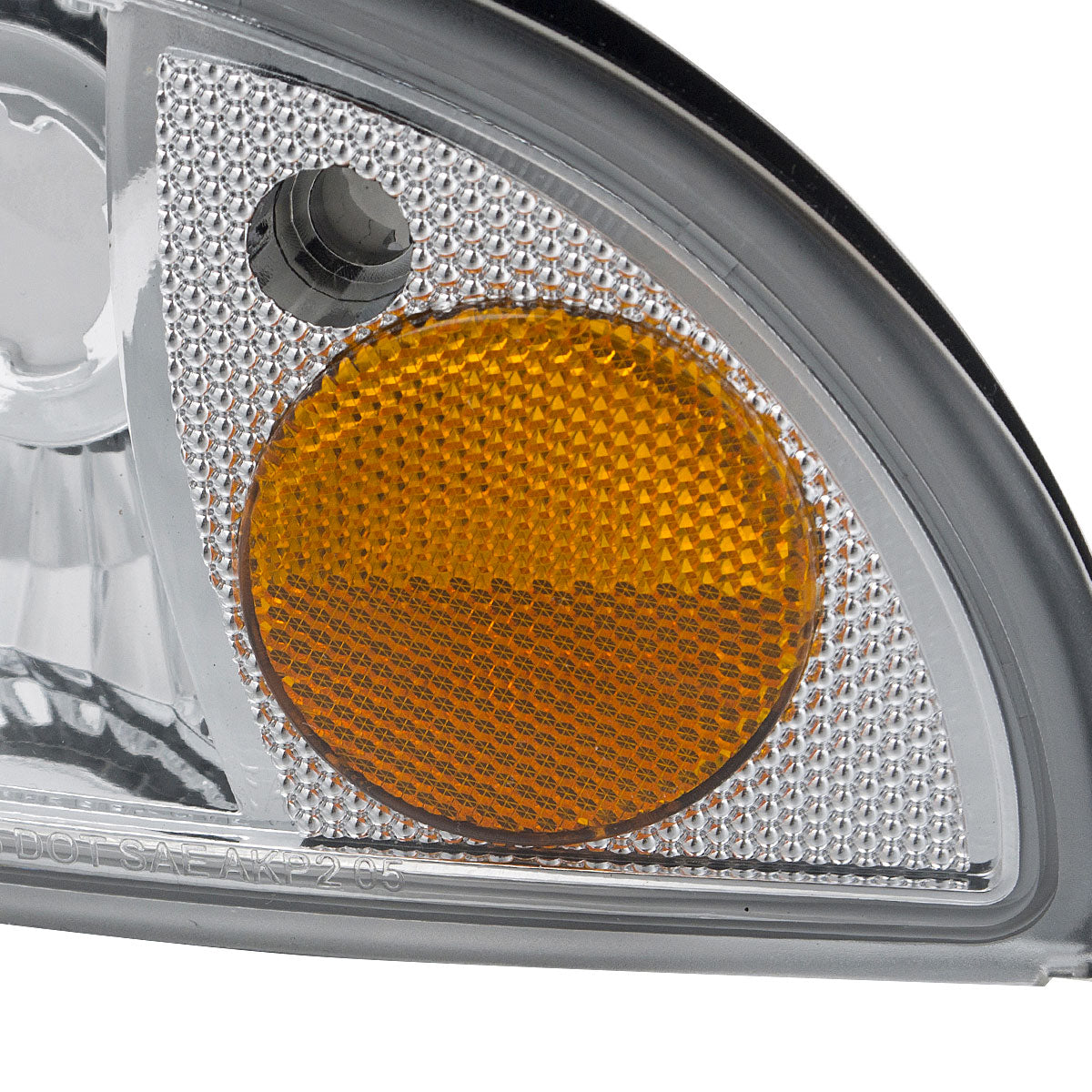 1991-1996 Chevrolet Caprice / 1994-1996 Impala Factory Style Crystal Headlights w/ Corner Signal Lights (Chrome Housing/Clear Lens)