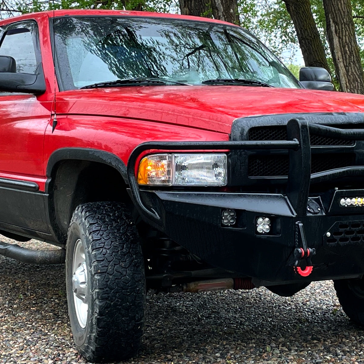 1994-2001 Dodge RAM 1500/2500/3500 Factory Style Headlights and Corner Lights (Chrome Housing/Clear Lens)