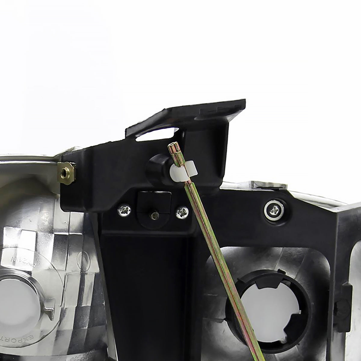 1997-2005 Chevrolet Venture Pontiac Montana/Trans Sport Crystal Headlights (Matte Black Housing/Clear Lens)