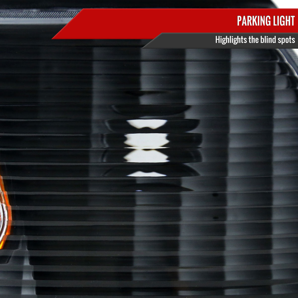 1998-2011 Ford Crown Victoria Factory Style Headlights w/ Corner Signal Lights (Matte Black Housing/Clear Lens)