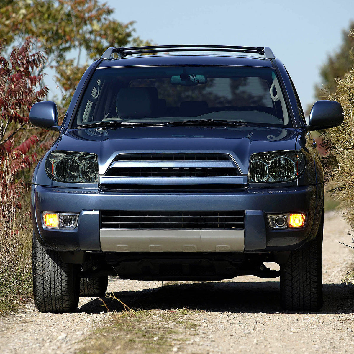 2003-2005 Toyota 4Runner Factory Style Headlights (Chrome Housing/Smoked Lens)