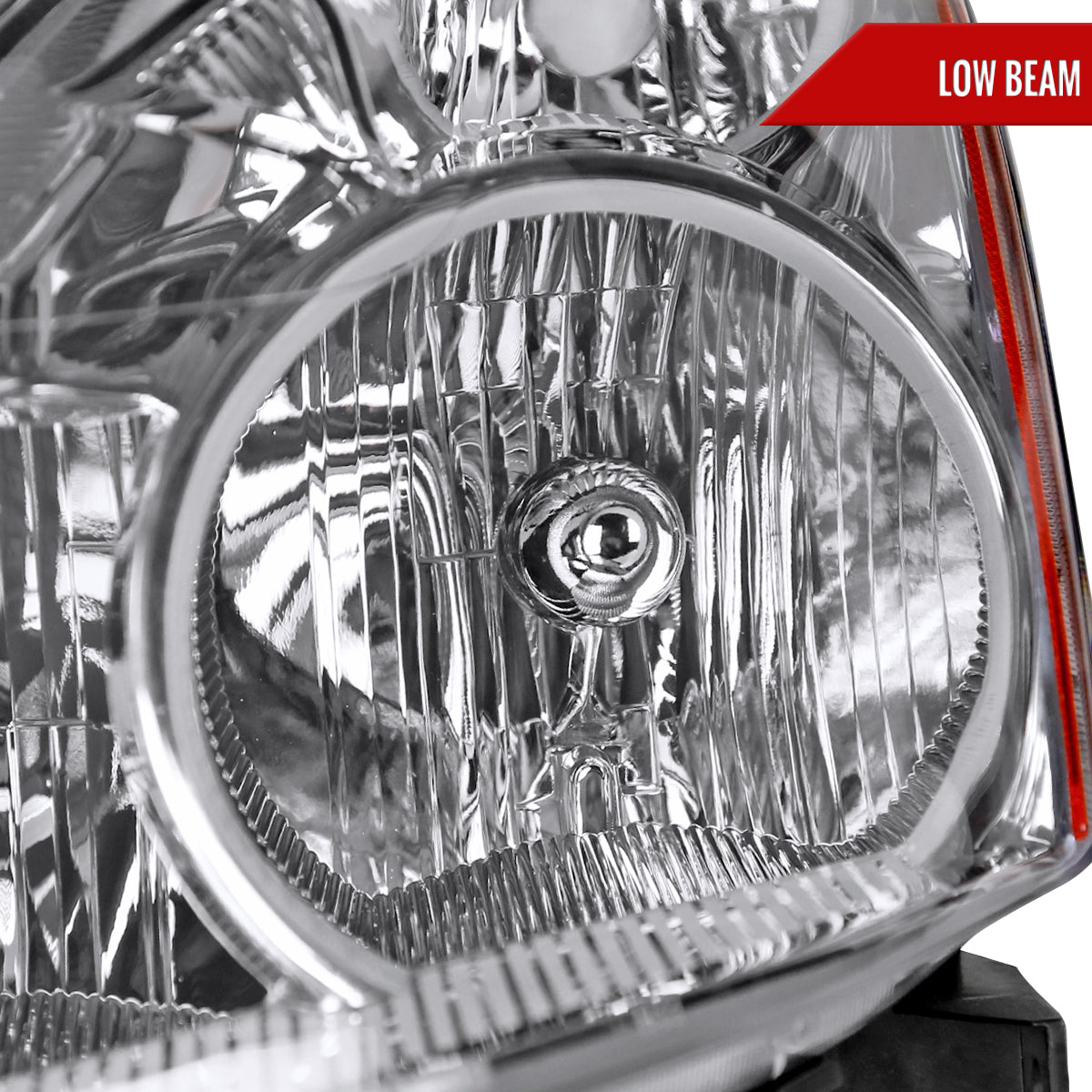 2010-2012 Nissan Altima Sedan Factory Style Headlights (Chrome Housing/Clear Lens)