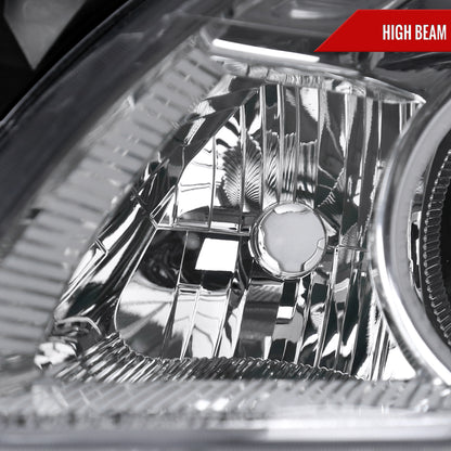 2010-2012 Nissan Altima Sedan Factory Style Headlights (Chrome Housing/Clear Lens)