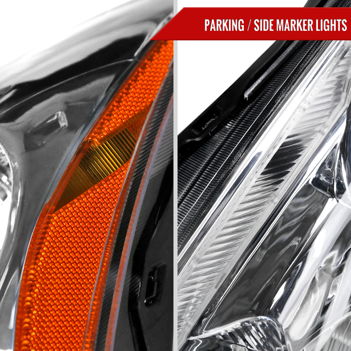 2010-2012 Nissan Altima Sedan Clear Lens Factory Style Crystal Headlights - Driver Side Only