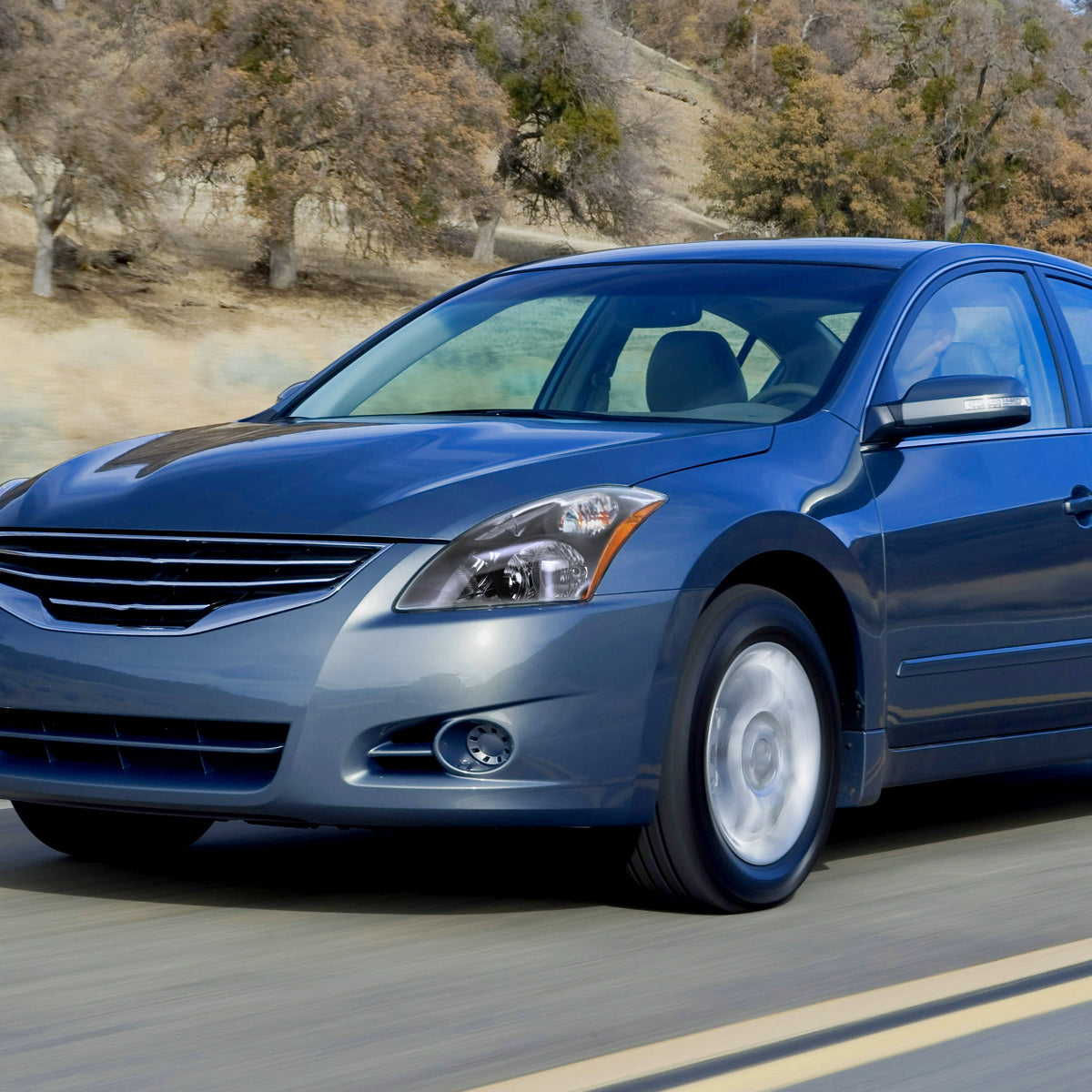 2010-2012 Nissan Altima Sedan Factory Style Headlights (Matte Black Housing/Clear Lens)