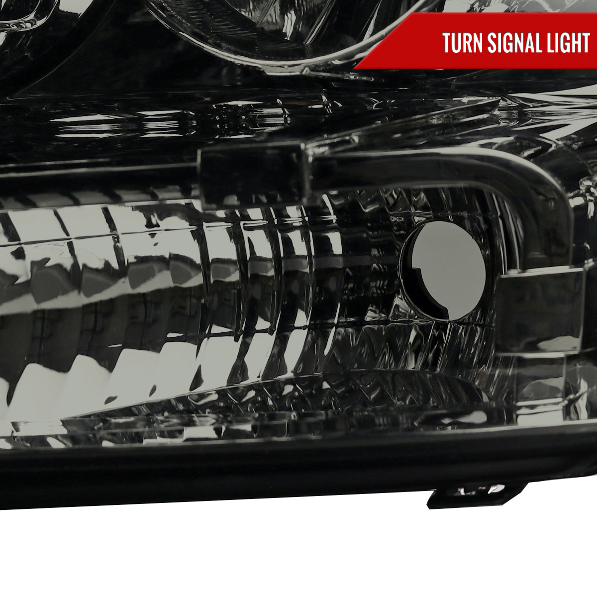 2007-2014 Chevrolet Avalanche/Tahoe/Suburban Factory Style Headlights (Chrome Housing/Smoked Lens)