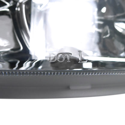 2002-2004 Toyota Camry Factory Style Headlights w/ Amber Reflector (Chrome Housing/Clear Lens)