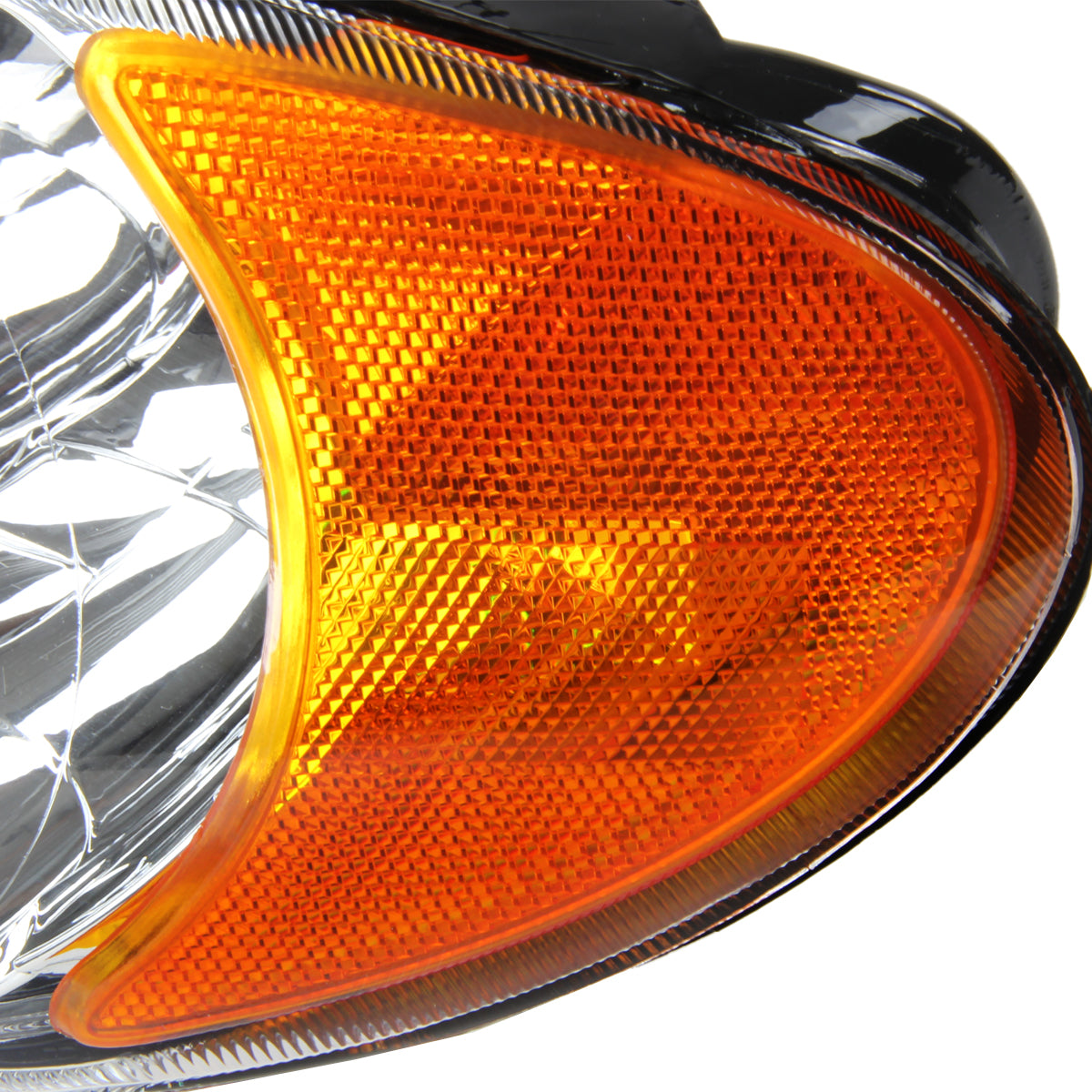 2001-2007 Dodge Caravan Chrysler Voyager/Town & Country Factory Style Crystal Headlights (Chrome Housing/Clear Lens)