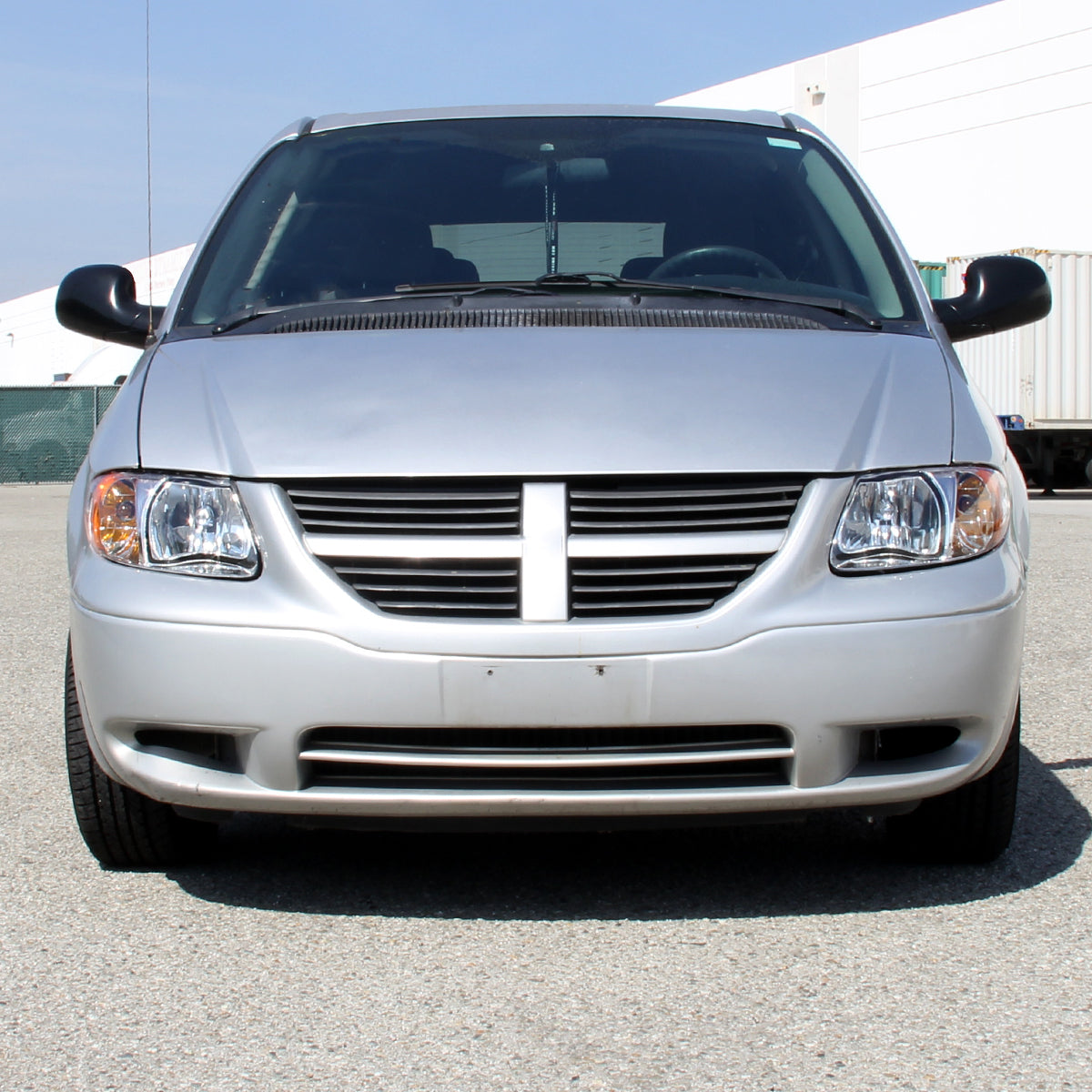 2001-2007 Dodge Caravan Chrysler Voyager/Town & Country Factory Style Crystal Headlights (Chrome Housing/Clear Lens)