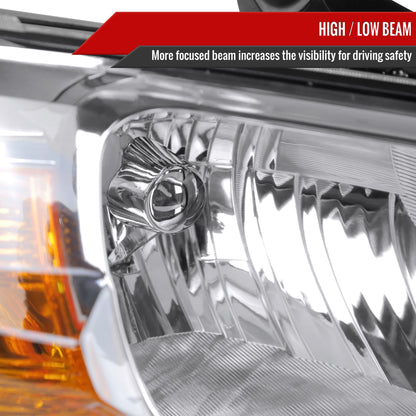 2008-2010 Dodge Grand Caravan Clear Lens Factory Style Crystal Headlight - Passenger Side Only