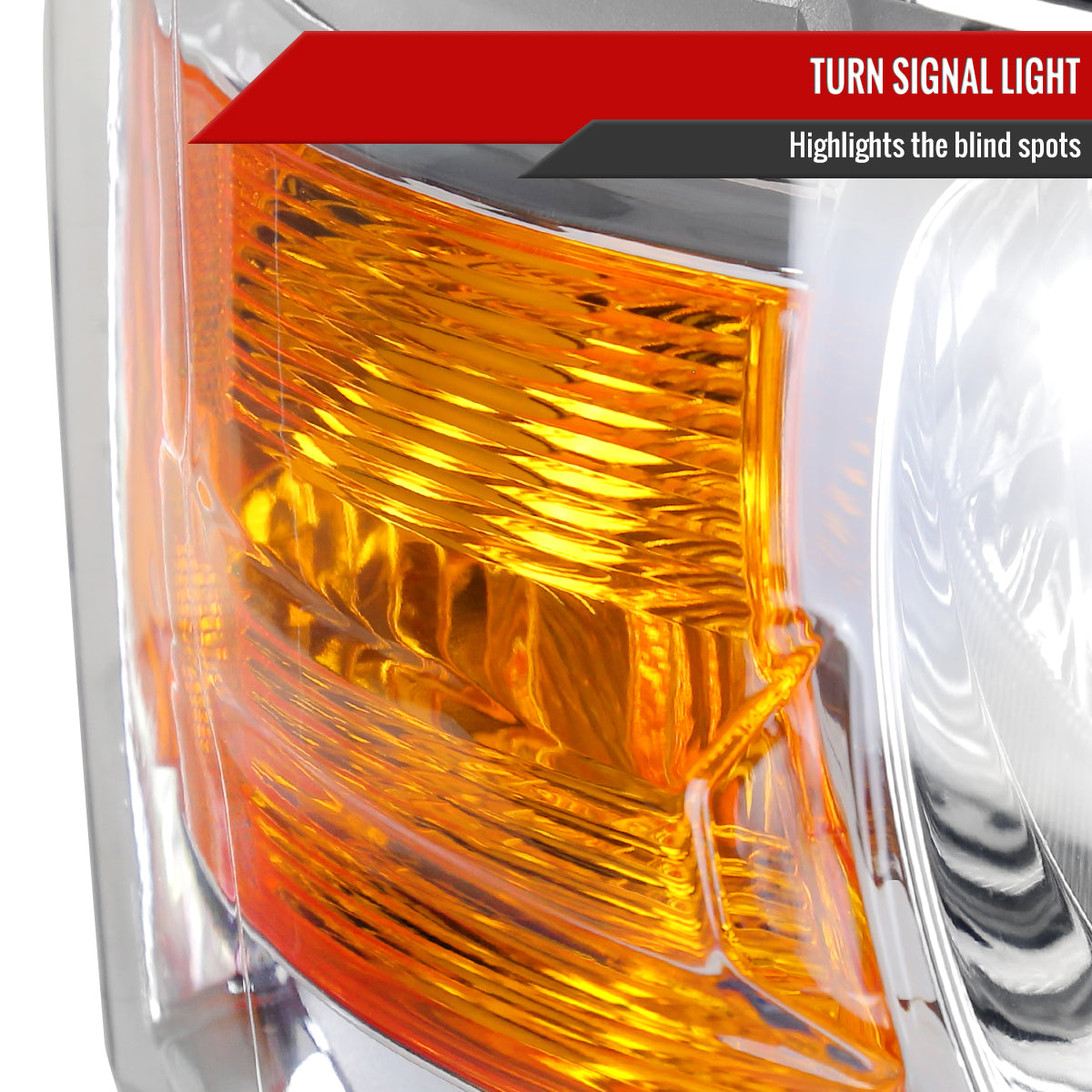 2008-2010 Dodge Grand Caravan Clear Lens Factory Style Crystal Headlight - Passenger Side Only
