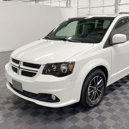 2008-2018 Dodge Grand Caravan Chrysler Town & Country Factory Style Headlights (Matte Black Housing/Clear Lens)