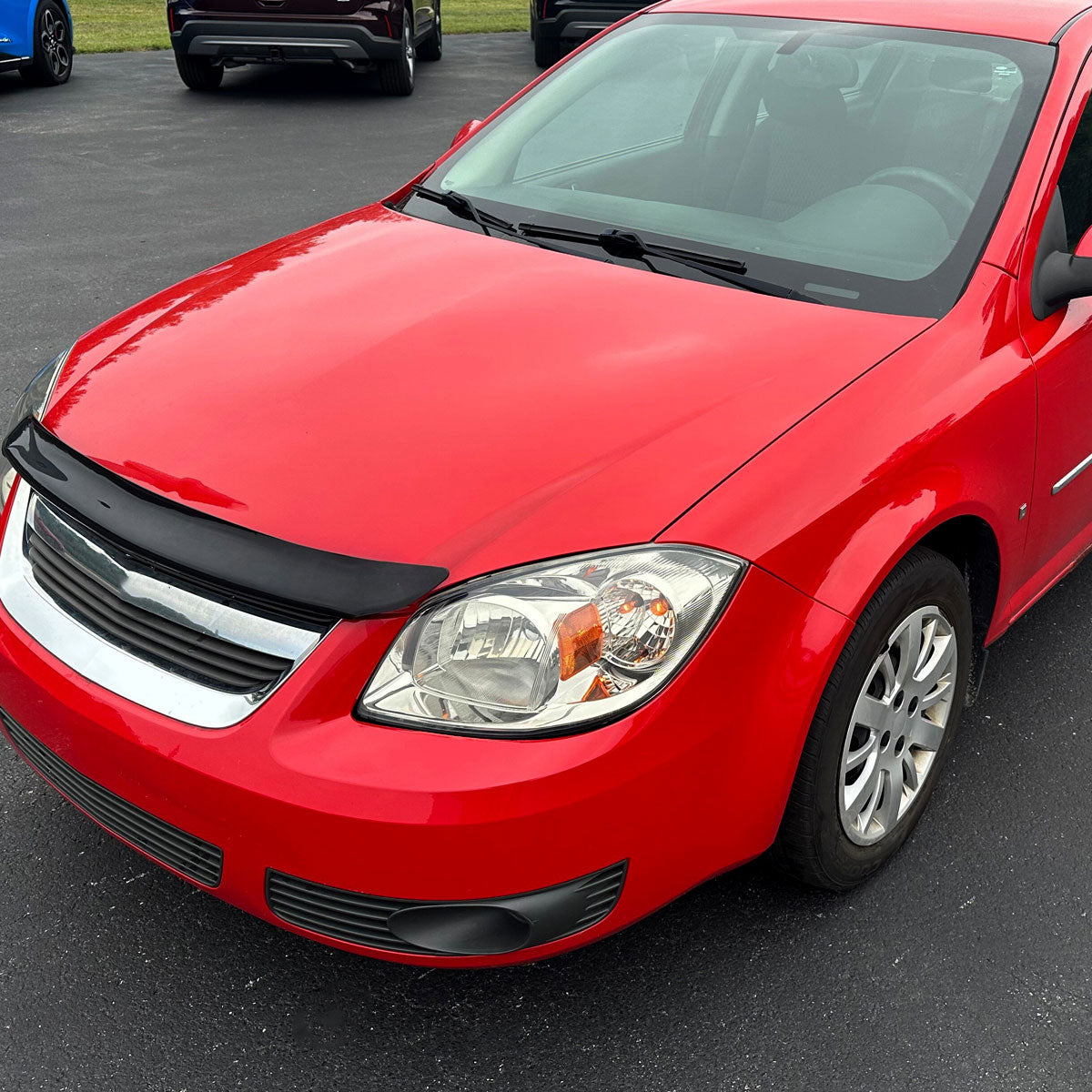 2005-2010 Chevrolet Cobalt Pontiac Pursuit/G5 Crystal Headlights w/ Amber Reflector (Chrome Housing/Clear Lens)