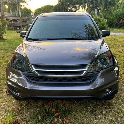 2007-2011 Honda CR-V Factory Style Headlights (Chrome Housing/Smoked Lens)
