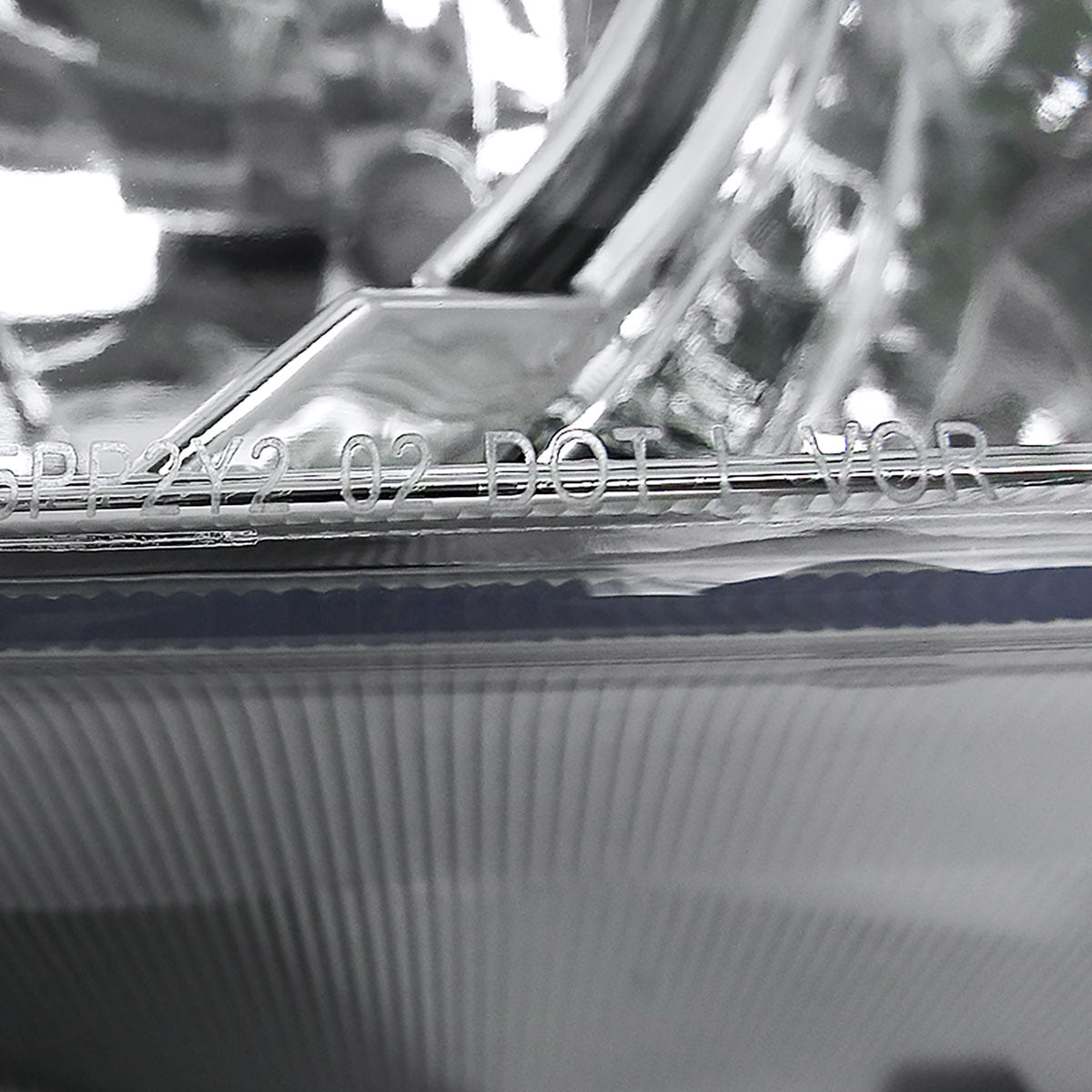 2006-2011 Honda Civic Coupe Factory Style Crystal Headlights (Chrome Housing/Clear Lens)