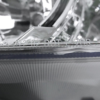 2006-2011 Honda Civic Coupe Factory Style Crystal Headlights (Chrome Housing/Clear Lens)