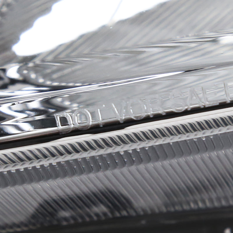 2012-2013 Honda Civic Coupe/ 2012-2015 Civic Sedan Crystal Headlights (Chrome Housing/Clear Lens)