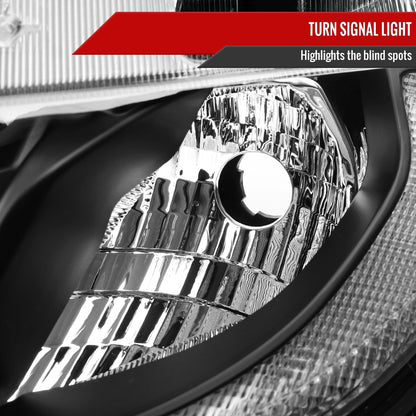 2016-2021 Honda Civic LED Strip Factory Style Projector Headlights (Matte Black Housing/Clear Lens)
